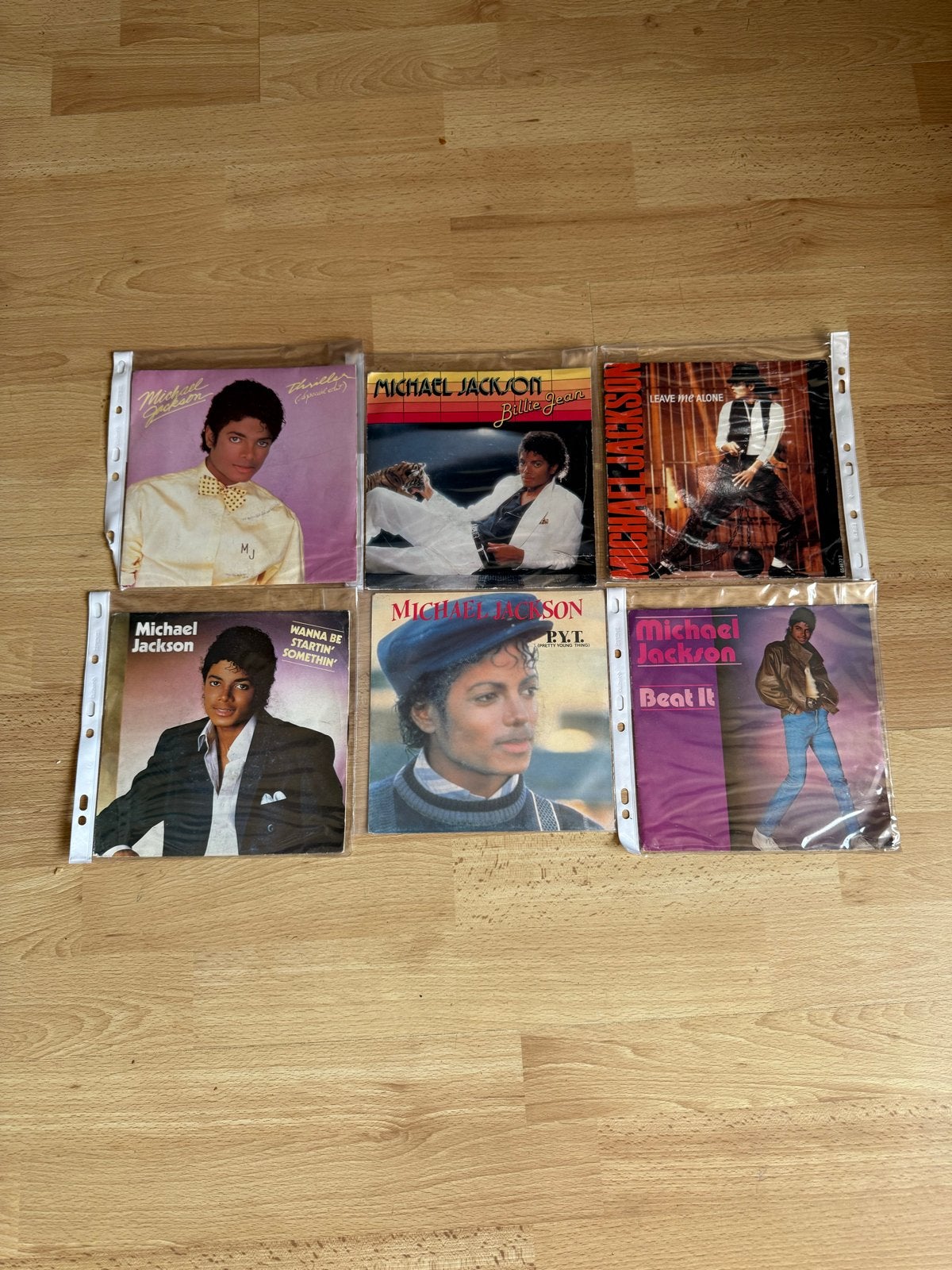 Michael Jackson Vinyl Singles Collectie (6 stuks), Gebruikt, 7 inch, Ophalen of Verzenden, Pop
