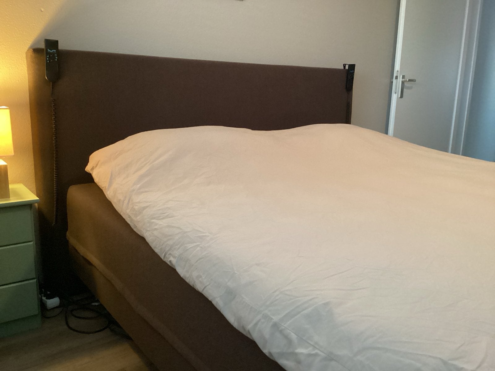 Swiss Sense Boxspring 180x200 cm elektrisch verstelbaar, Tweepersoons, Ophalen of Verzenden, 180 cm, 200 cm