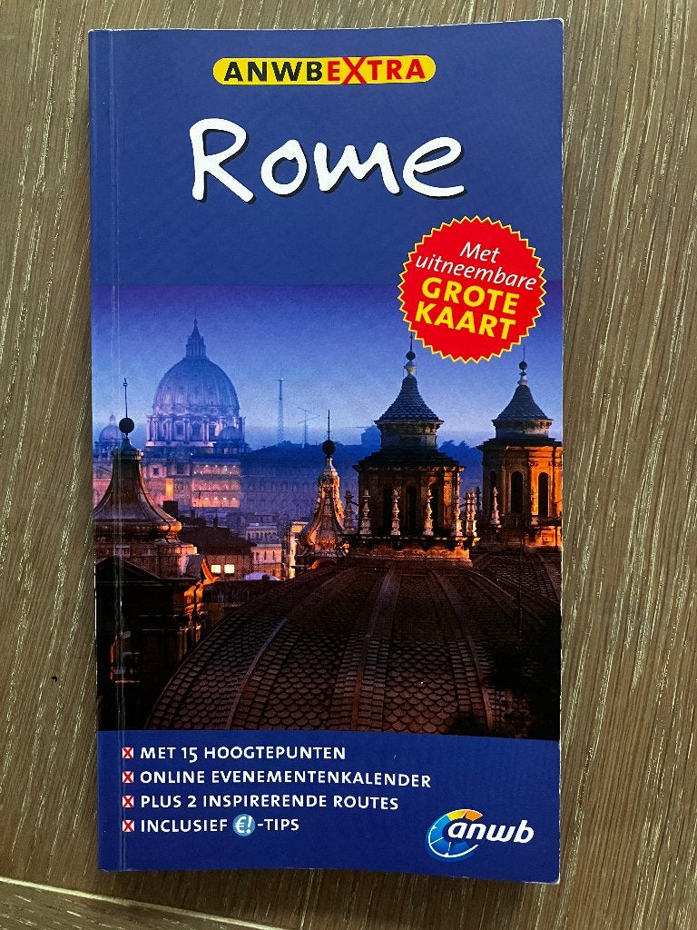 Reisgids Rome ANWB extra, ANWB, Europa, Ophalen of Verzenden, Zo goed als nieuw