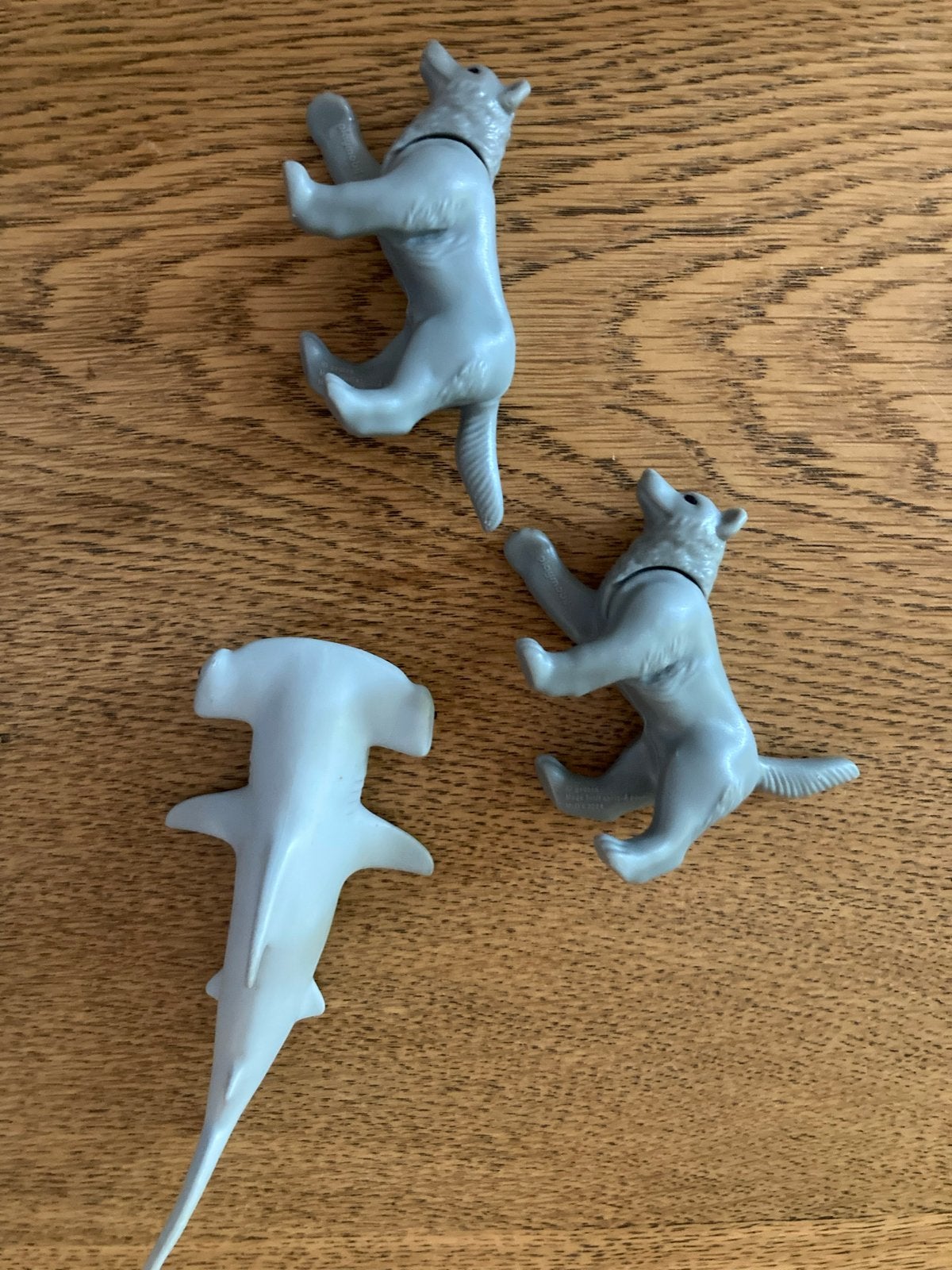 Playmobil Dieren: 2 Wolven en Hamerhaai - Losse Onderdelen, Ophalen of Verzenden, Gebruikt, Losse onderdelen, Figuren