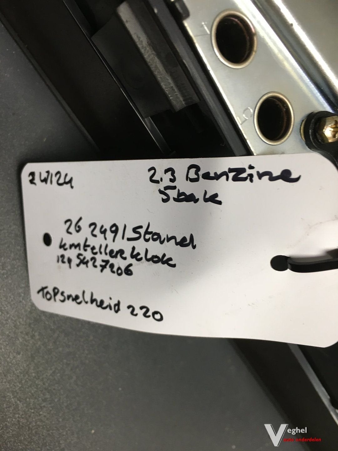 Mercedes W124  2.3  Benzine 5 bak  1991     124 542 7206  Km, Gebruikt, -, -, Ophalen of Verzenden