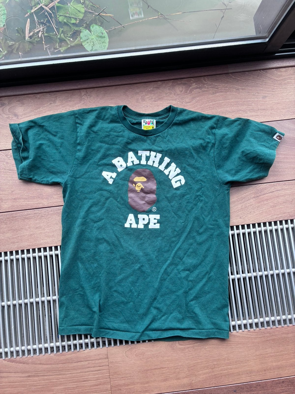 Bape shirt M groen, Kleding | Heren, Ophalen of Verzenden, Zo goed als nieuw, Groen