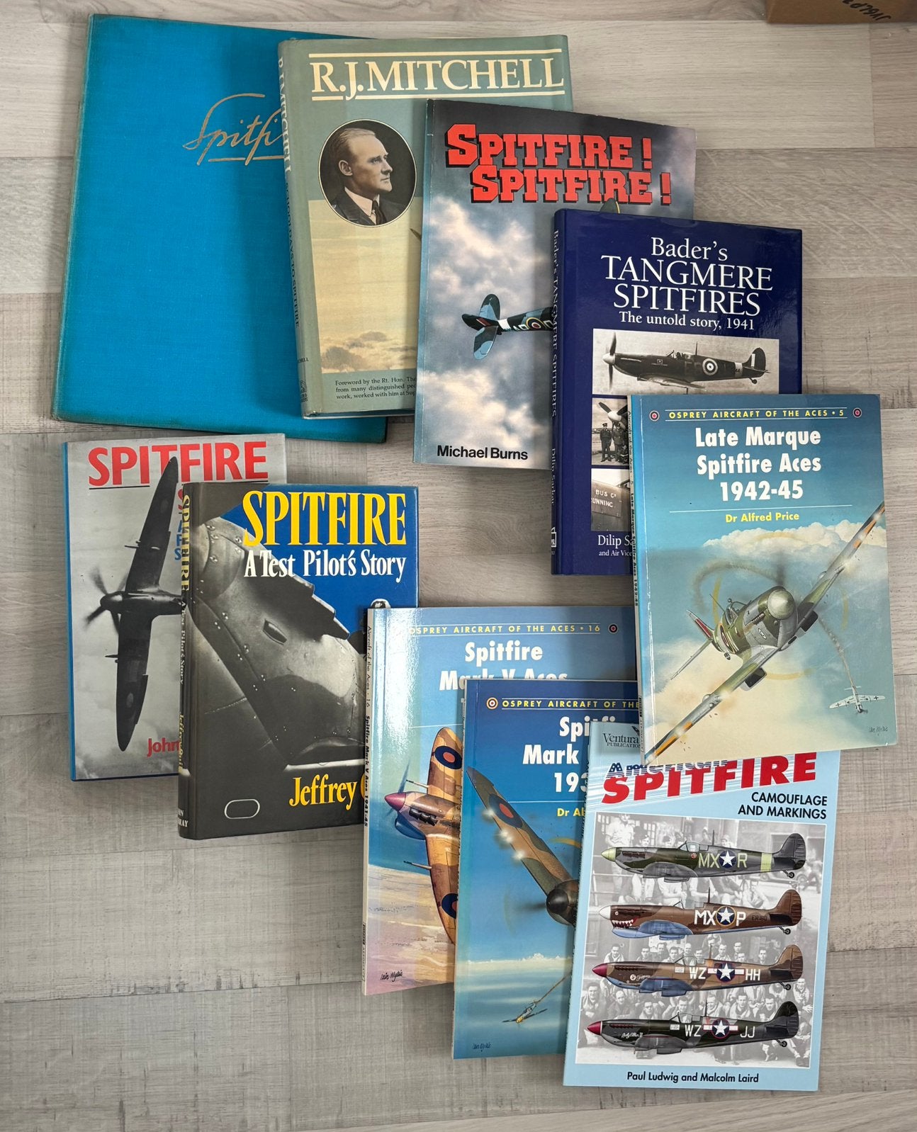 WO2 RAF boekencollectie (60+) Vickers Supermarine Spitfire, Ophalen, Tweede Wereldoorlog, Gelezen