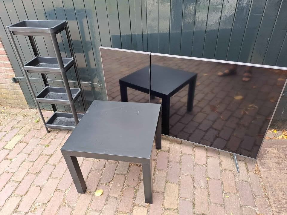 Gratis rek tafel Samsung grote TV, Ophalen, Gebruikt