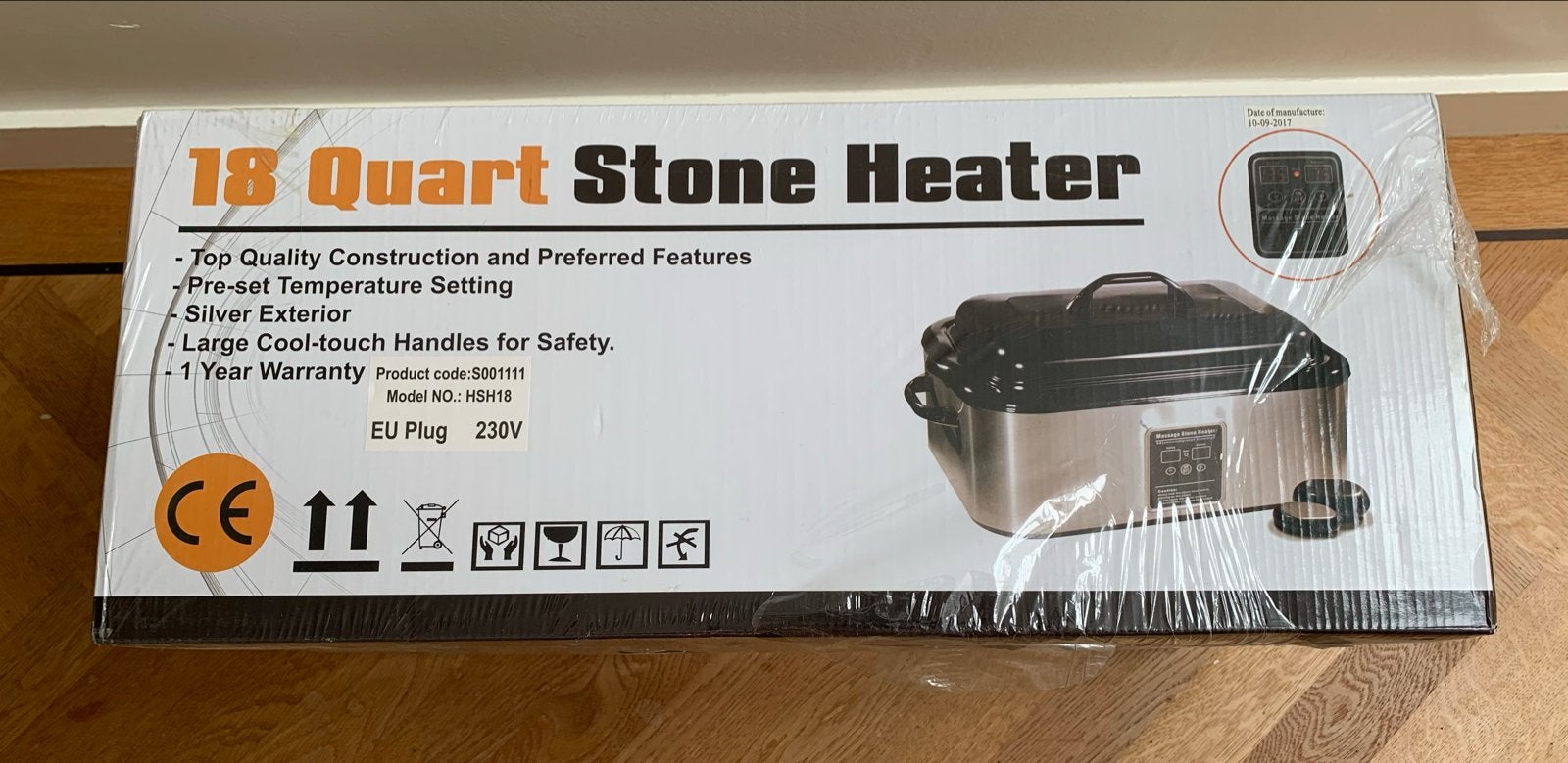 KORTING - Quart Stone Heater - 18 Liter - Nieuw in doos, Ophalen of Verzenden, Nieuw