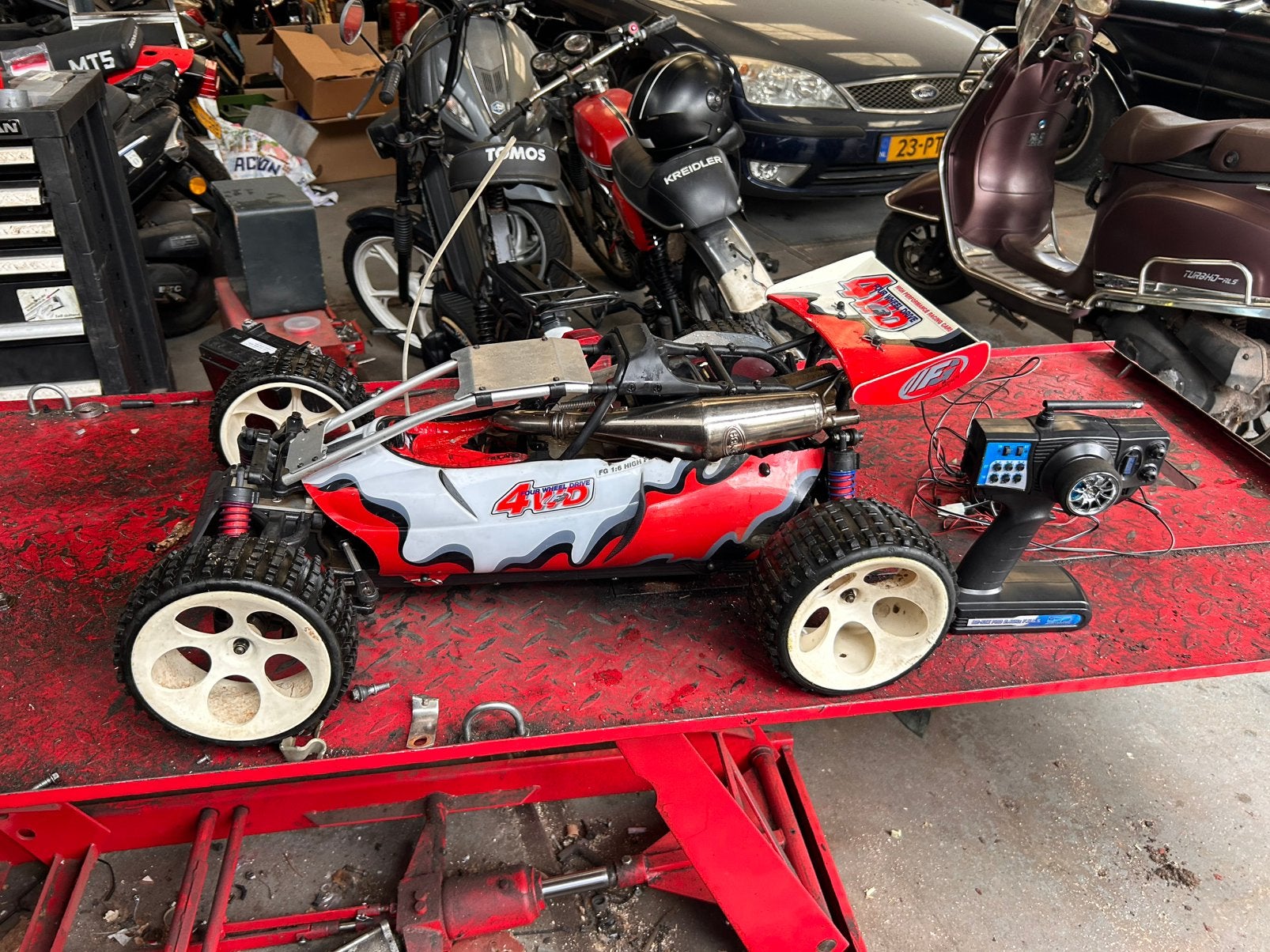 Fg baja compleet rtr 4wd, Ophalen of Verzenden, Gebruikt, Auto