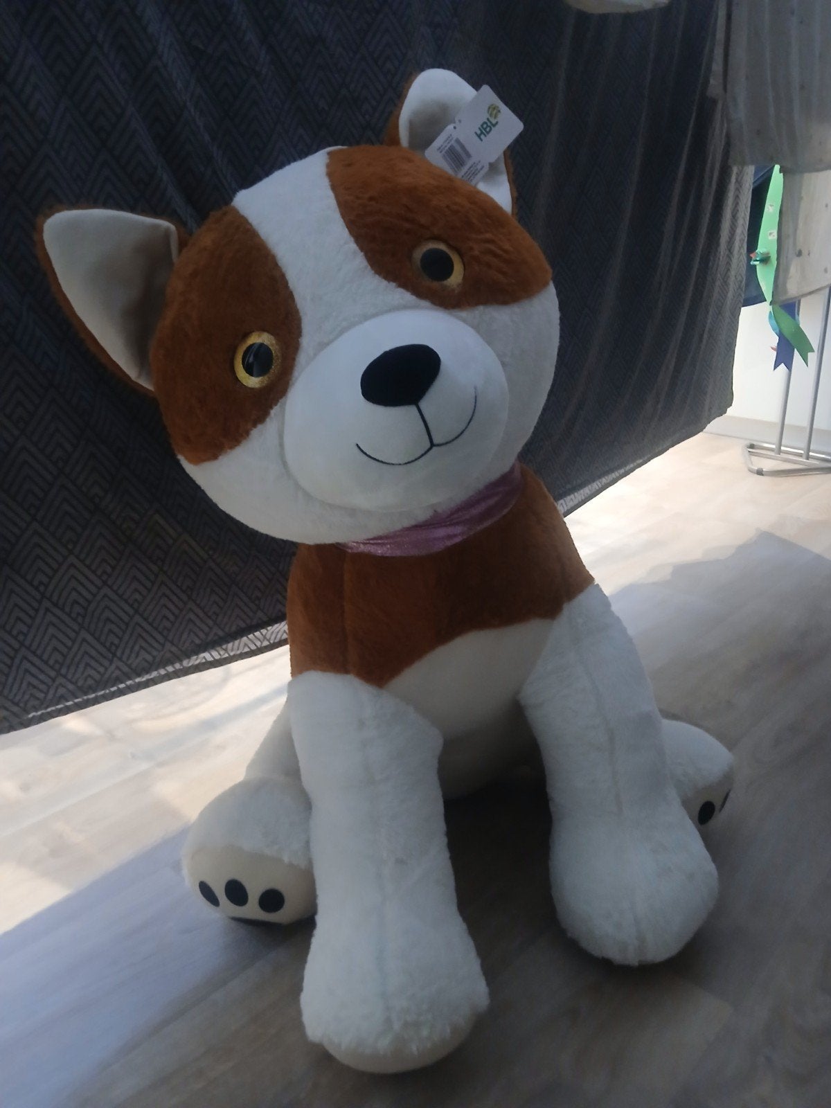 Grote knuffelhond gewonnen in de Efteling, Kinderen en Baby's, Meerkleurig, Hond, Ophalen of Verzenden, Met label