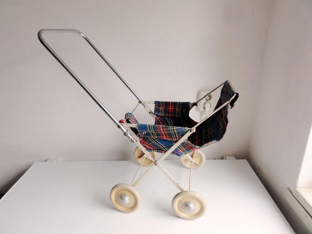 Poppenwagentje, wandelwagentje, antiek, Antiek en Kunst, Antiek | Speelgoed, Ophalen of Verzenden