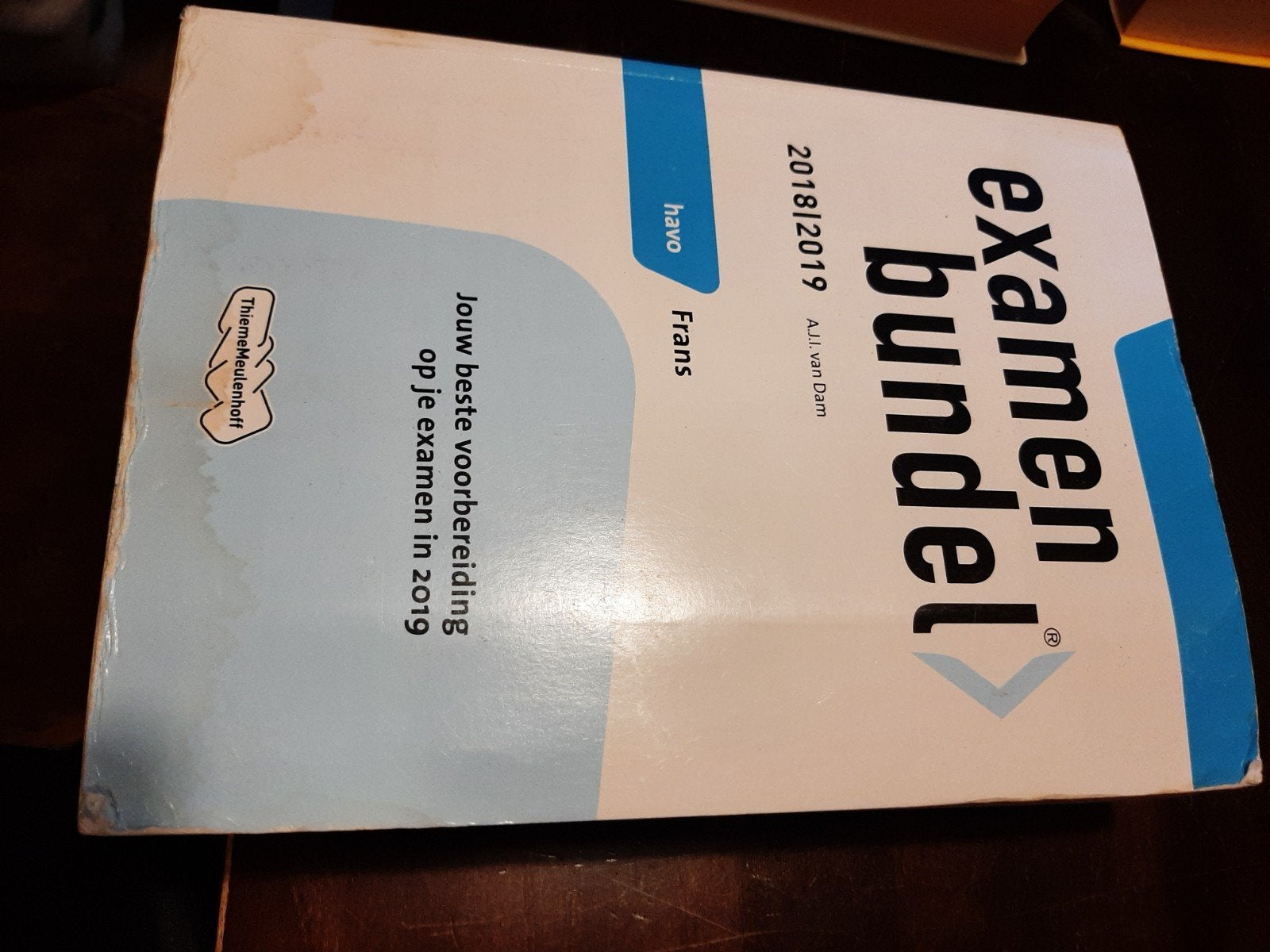 Examenbundel Frans havo 2018/2019 - ThiemeMeulenhoff, Gelezen, Alpha, A.J.L. van Dam, HBO
