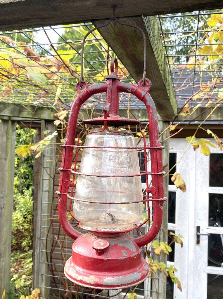 Leuke Vintage Frowo No. 435 Stormlantaarn - stormlamp antiek, Ophalen of Verzenden