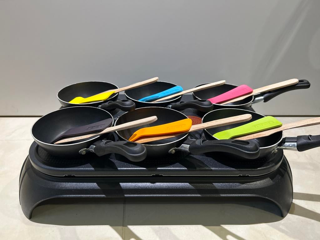 Tefal Gourmet Party Raclette, Ophalen, Zo goed als nieuw, 4 t/m 7 personen