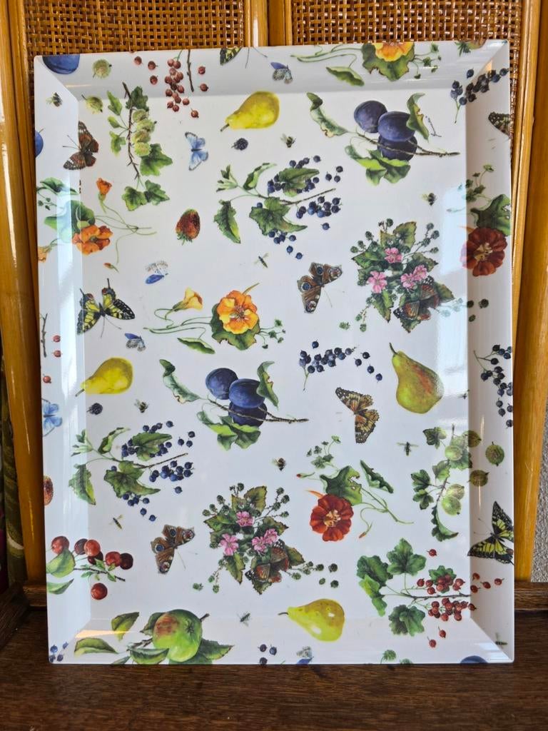 Mepal Janneke Brinkman Salentijn dienblad fruit and flowers, Ophalen of Verzenden, Rechthoekig, Kunststof