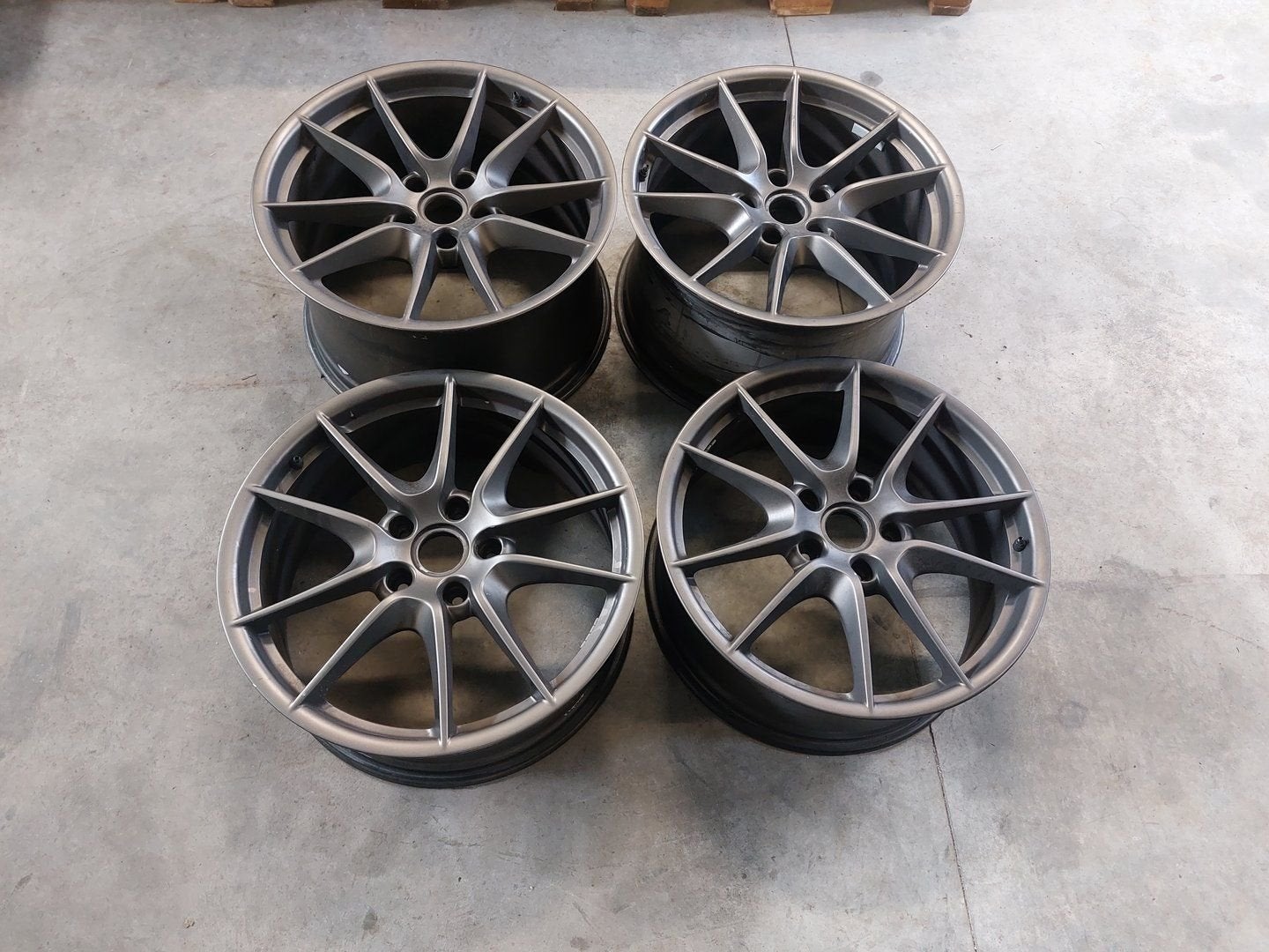 Porsche 991.1 Carrera 4S velgen set 20 inch, Auto-onderdelen, Banden en Velgen, Ophalen, Gebruikt, Velg(en), -