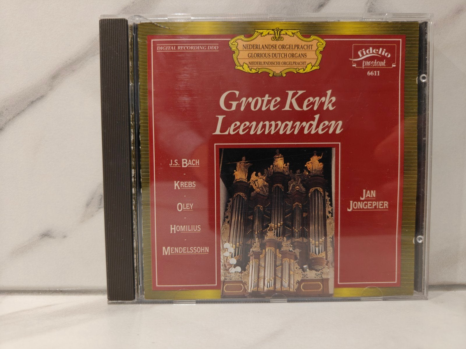 orgelcd Jan Jongepier Grote kerk Leeuwarden, Ophalen of Verzenden, Barok, Gebruikt, Overige typen