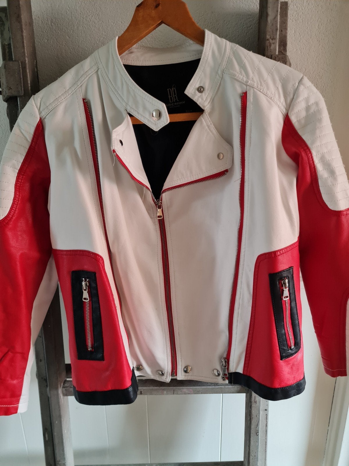 meisjes motorjack, Ophalen of Verzenden, Zo goed als nieuw, Maat 34 (XS) of kleiner