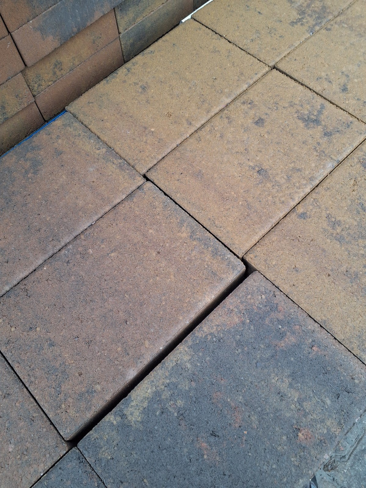 Mooie Partij Genuanceerde Terras Tegels - 20x30x6cm - 68,4m², Ophalen of Verzenden, Nieuw, Beton, Klinkers