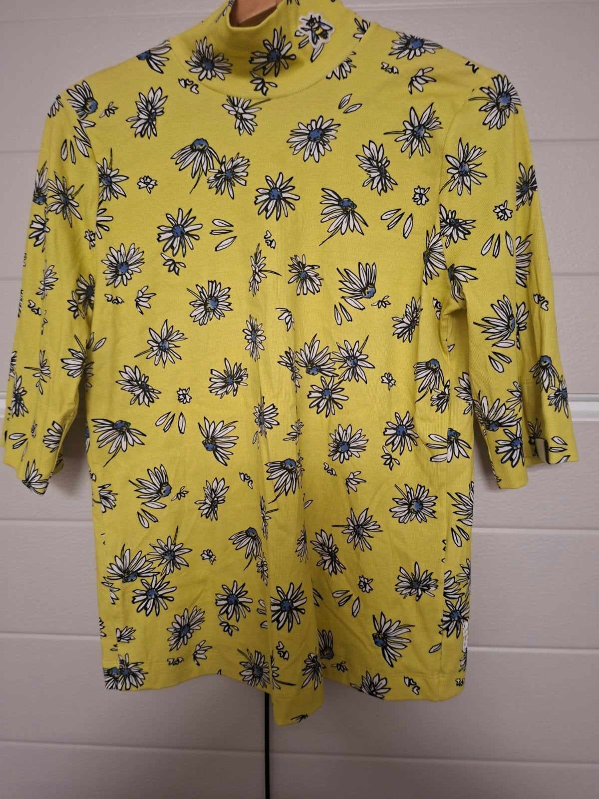 Gele coltrui met bloemenprint - Maat 5, Ophalen of Verzenden