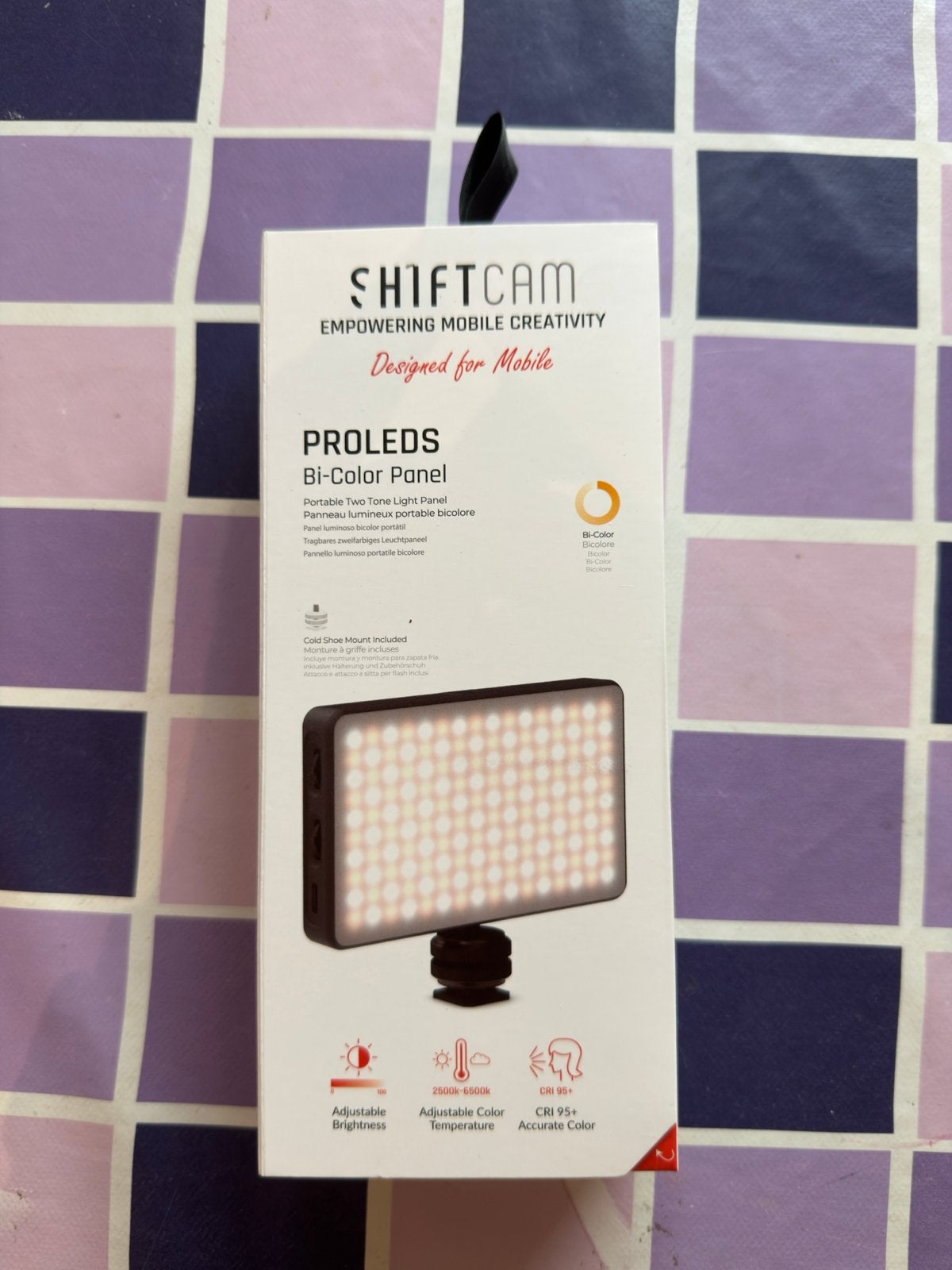 Nieuwe Shiftcam Proleds Bi-Color Panel - Ongeopend!, Overige merken, Belichting, Ophalen of Verzenden, Nieuw