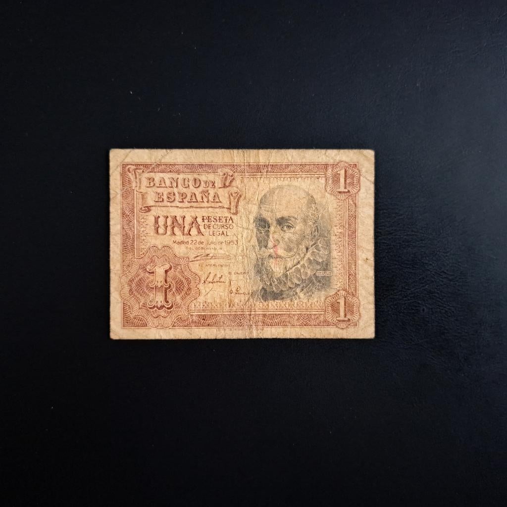 1 peseta Spanje #068, Verzenden, Overige landen, Los biljet