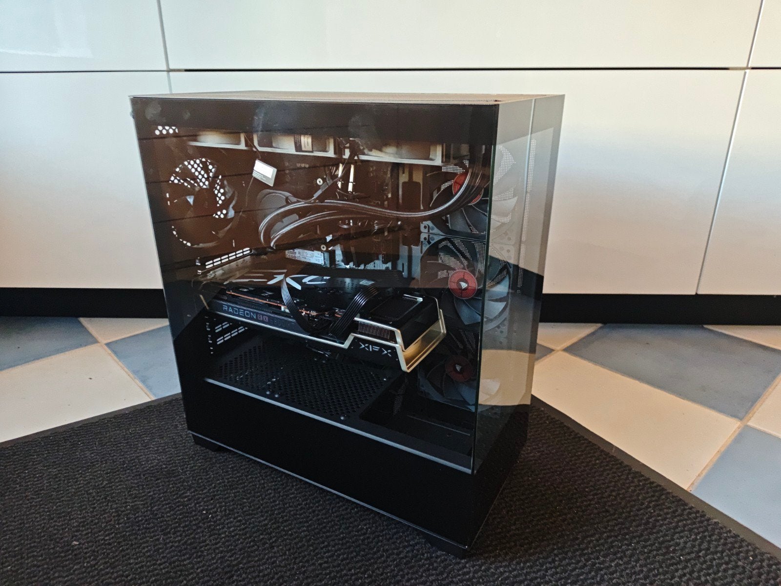 GAMING PC - R7 5700X | RX 6800 XT | 32GB | 1TB NVMe | AIO, Ophalen, 32 GB, Zelf gebouwde pc, Refurbished