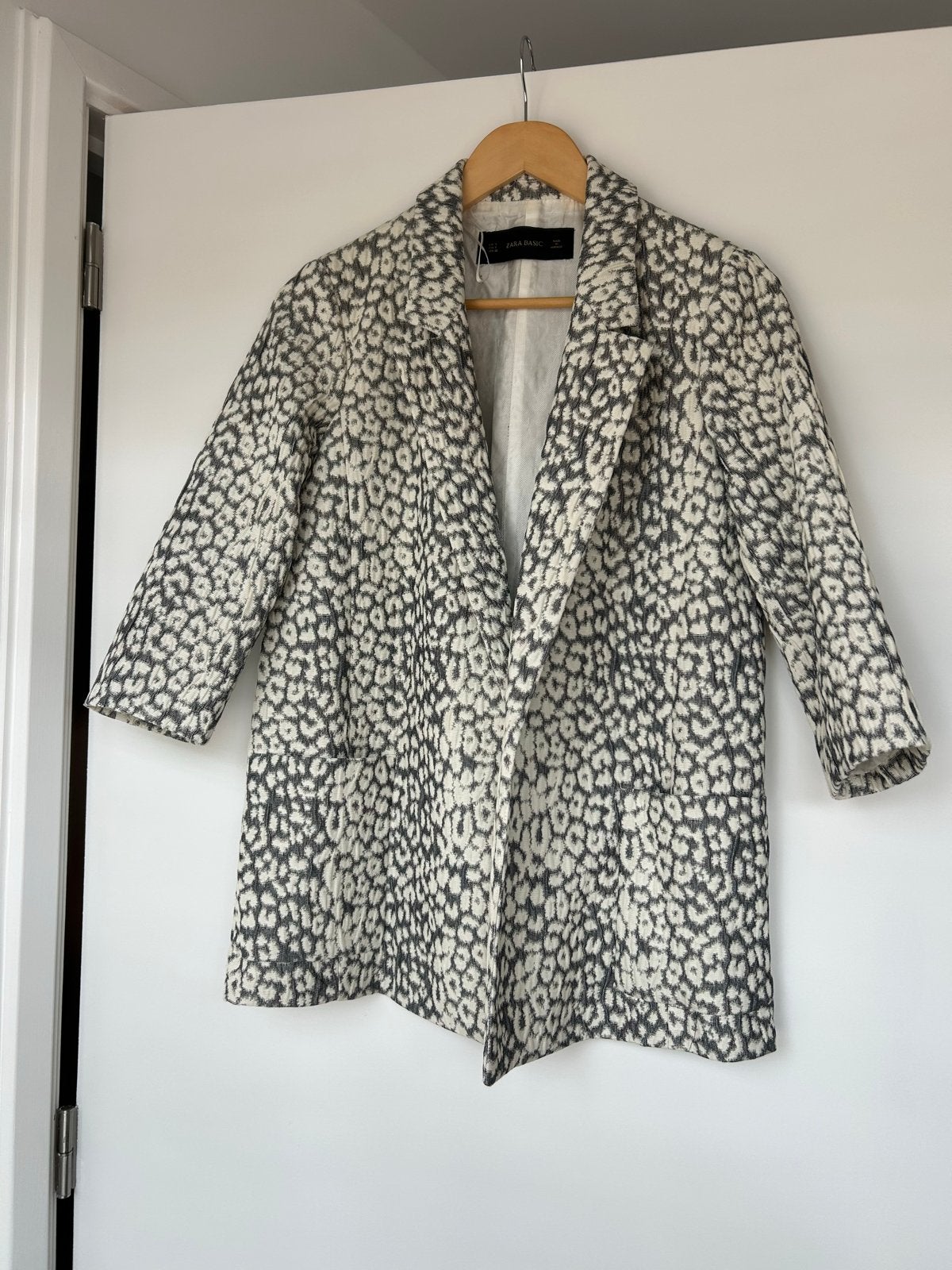 Zara Basic Leopard Print blazer Maat S, Ophalen of Verzenden, Gedragen, Maat 36 (S), Meerkleurig