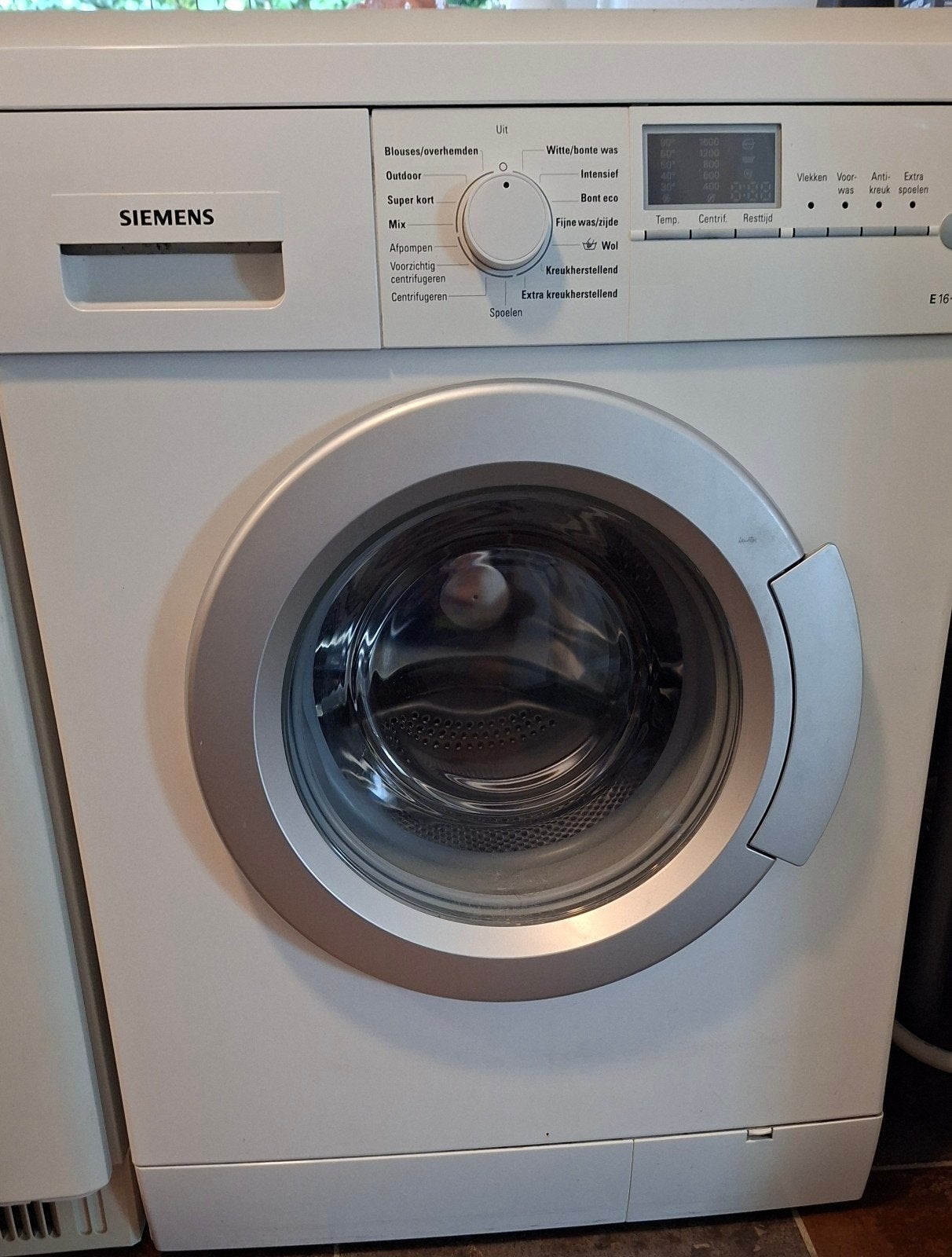SIEMENS  E16-46 wasmachine met gratis Marynen droogtrommel, Ophalen, 6 tot 8 kg, Handwasprogramma, Voorlader