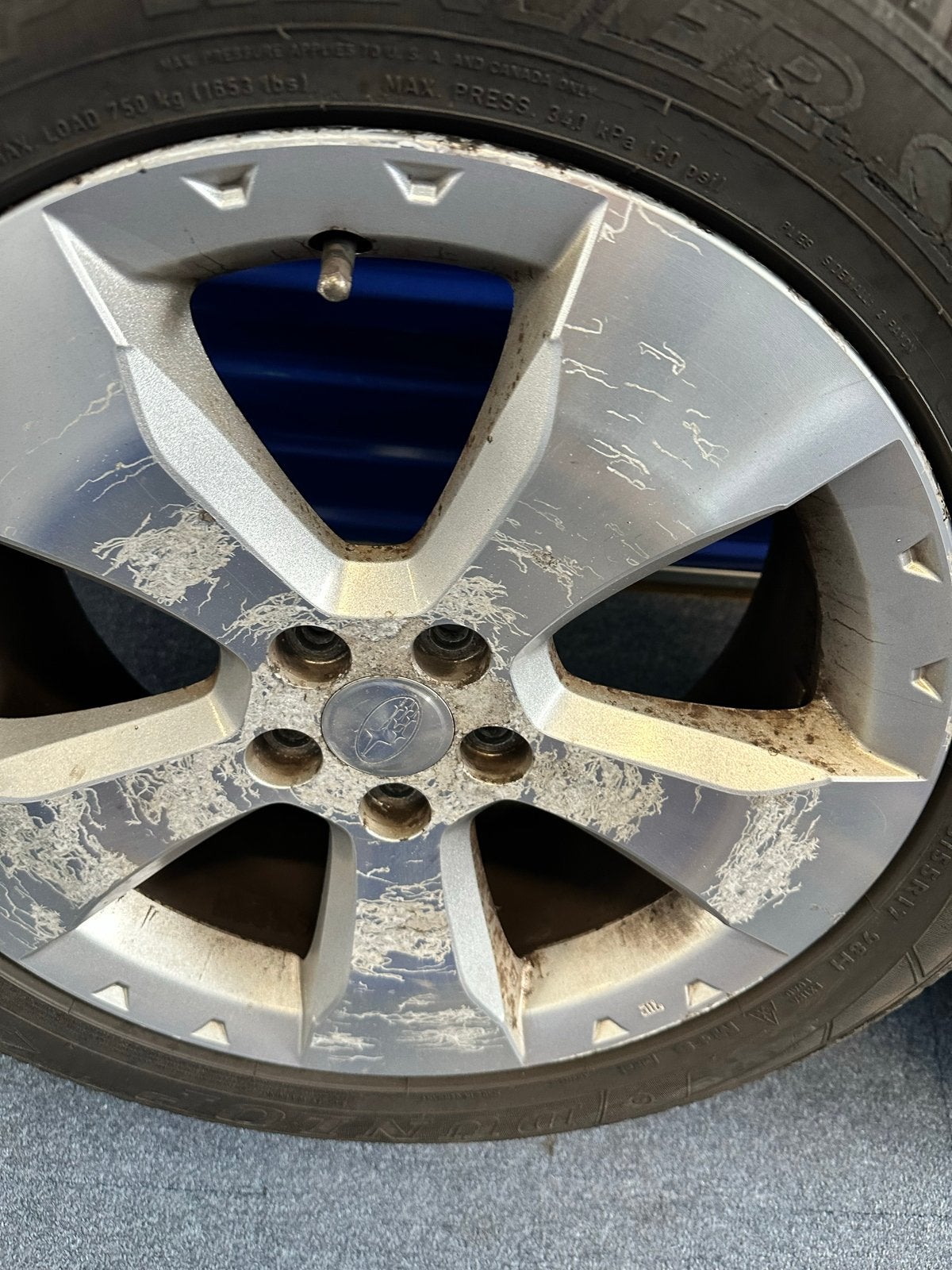 Subaru Forester winterwielen/velgen 215/55R17, Ophalen, Banden en Velgen, 17 inch, Winterbanden