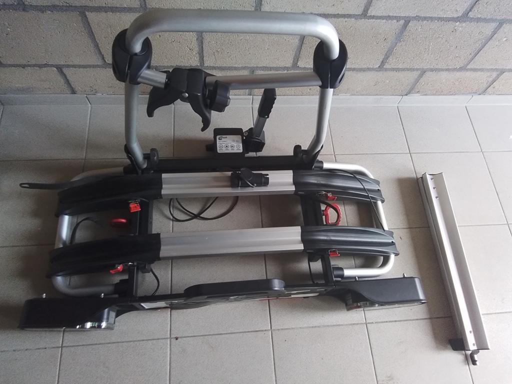 ANWB Fietsendrager Touring 2 met oprijgoot, voor 2 fietsen, Auto diversen, Fietsendragers, Zo goed als nieuw, Trekhaakdrager, 2 fietsen