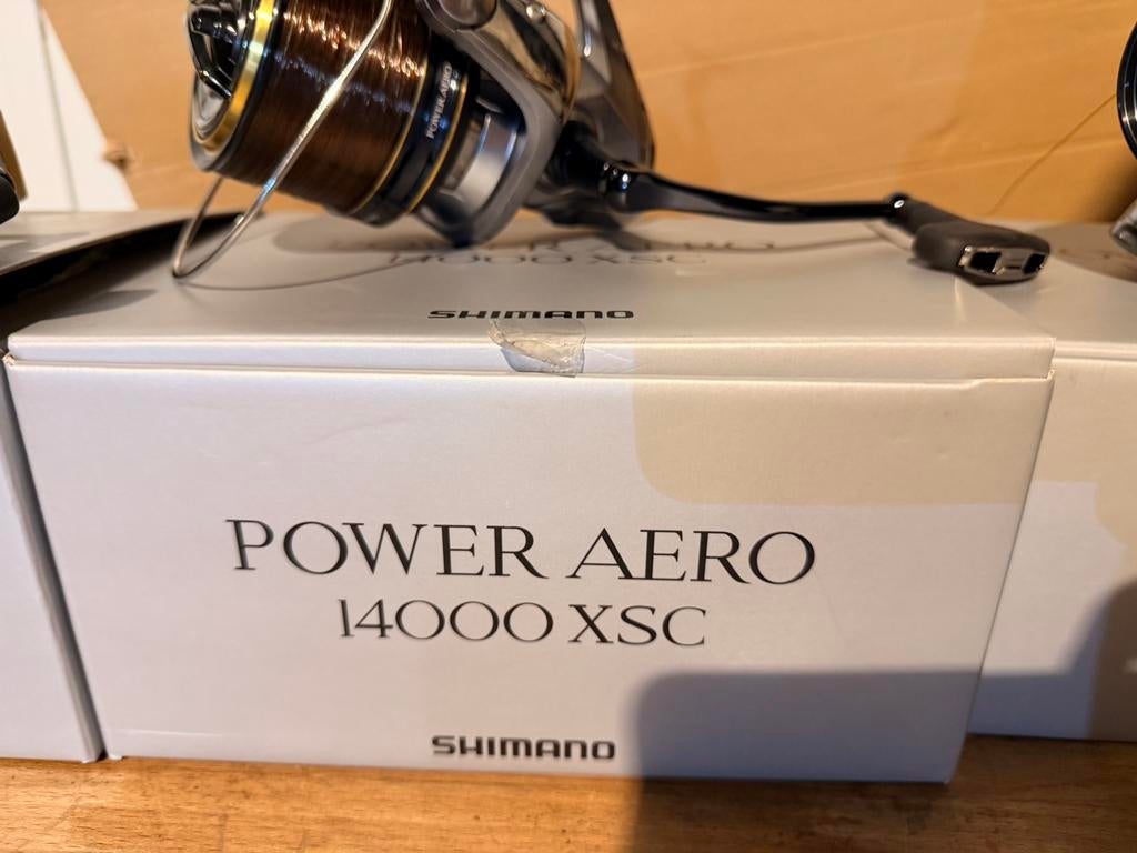 3x Shimano Power Aero XSC nieuw, Ophalen, Zo goed als nieuw, Molen