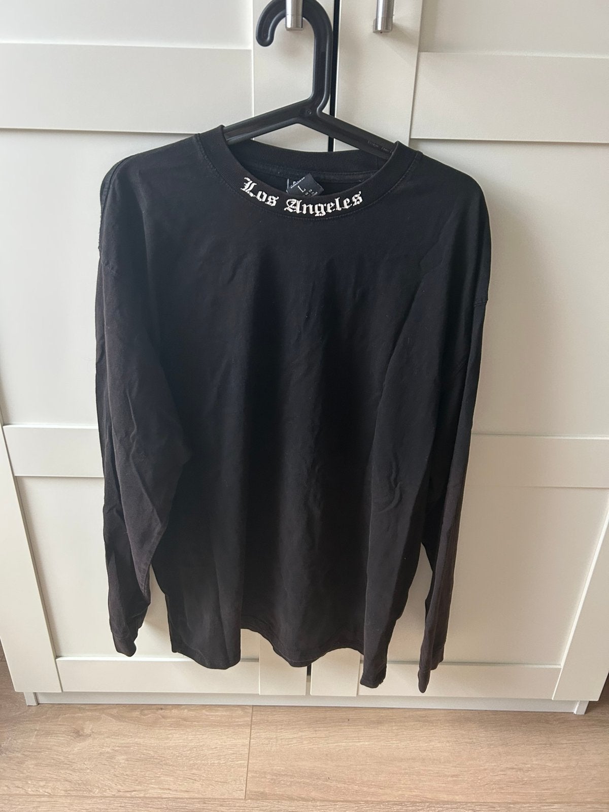 Zwarte Los Angeles Longsleeve L/XL Oversized  Streetwear, Kleding | Heren, Ophalen of Verzenden, Nieuw, Maat 56/58 (XL), Zwart