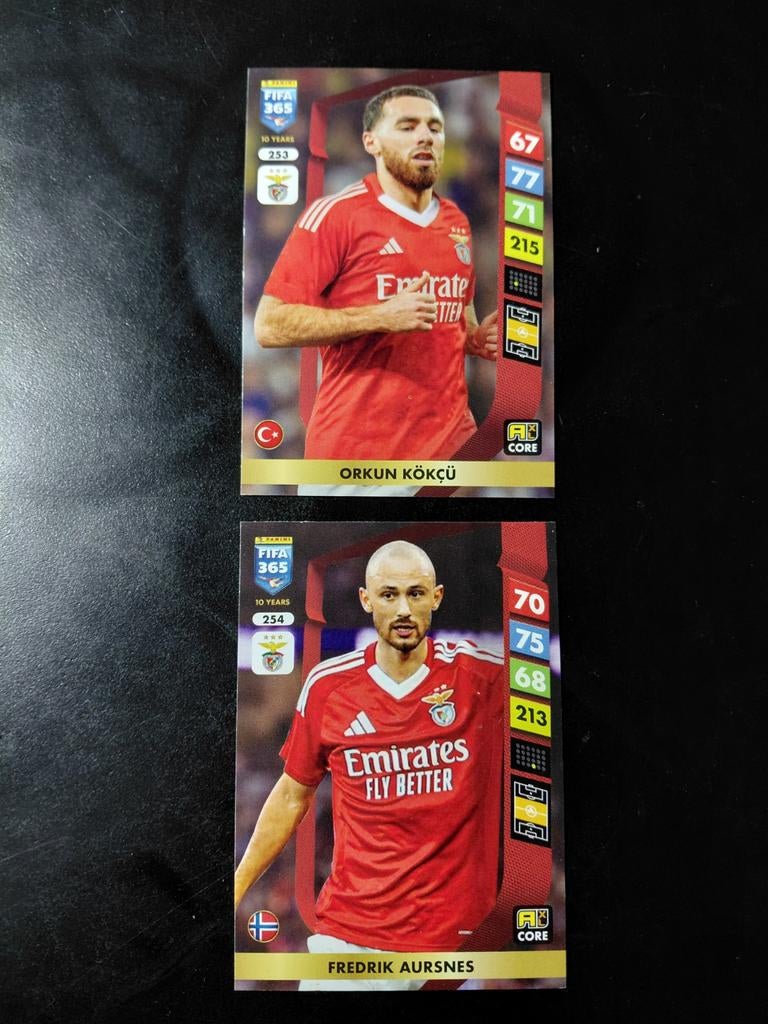 Kokcu/aursnes (benfica/feyenoord) panini, Ophalen of Verzenden, Nieuw, Feyenoord, Poster, Plaatje of Sticker