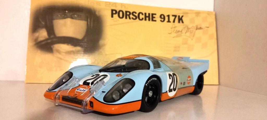 1/18 Porsche 917K #20 From The Movie Le Mans 1970 AUtoart, Ophalen of Verzenden, Nieuw, Auto, Autoart