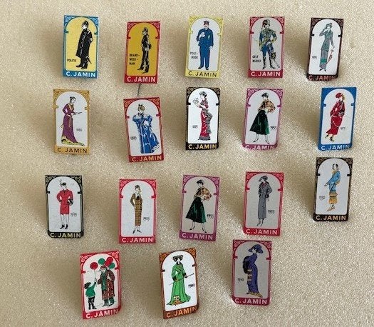 speldjes JAMIN klederdracht serie, Verzamelen, Ophalen of Verzenden, Gebruikt, Overige onderwerpen