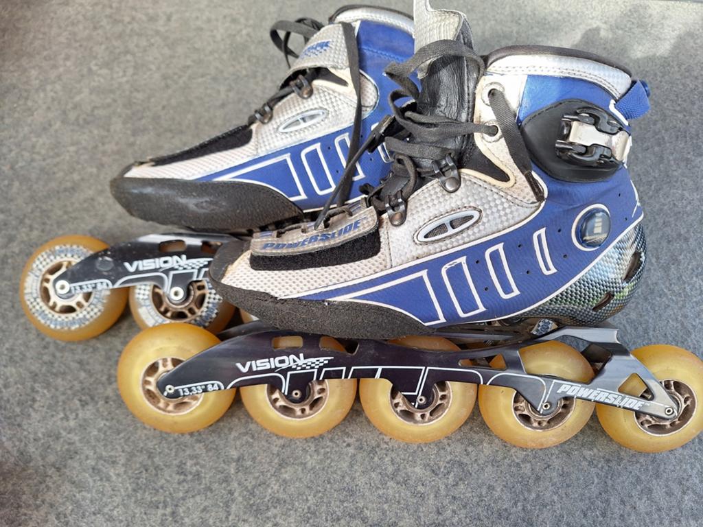 Powerslide R4 vision skeelers - Maat 42, Ophalen, Gebruikt, Dames, Inline skates 4 wielen