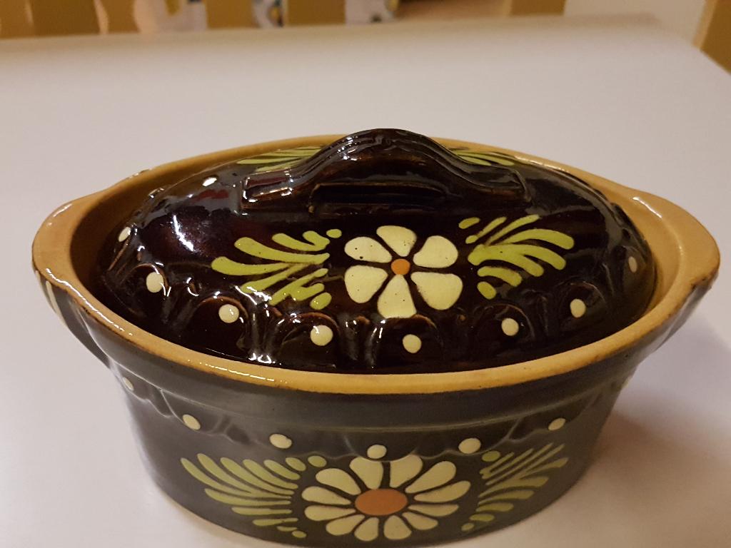 Ovenschotel Pate doorsnede 18,5 cm binnenzijde 14,5 cm, Antiek en Kunst, Antiek | Keramiek en Aardewerk, Ophalen of Verzenden