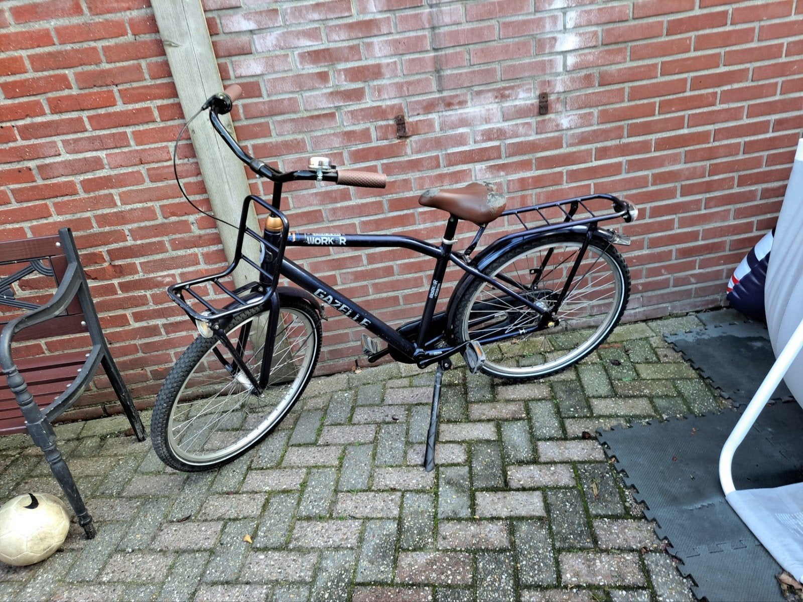 Stoere jongensfiets 26 inch Gazelle Worker 3 versnellingen, Ophalen, Zo goed als nieuw, Kinderfiets
