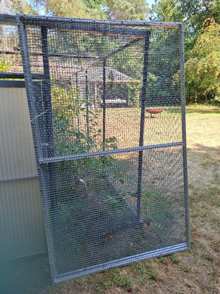 katten voliére, Ophalen, Gebruikt
