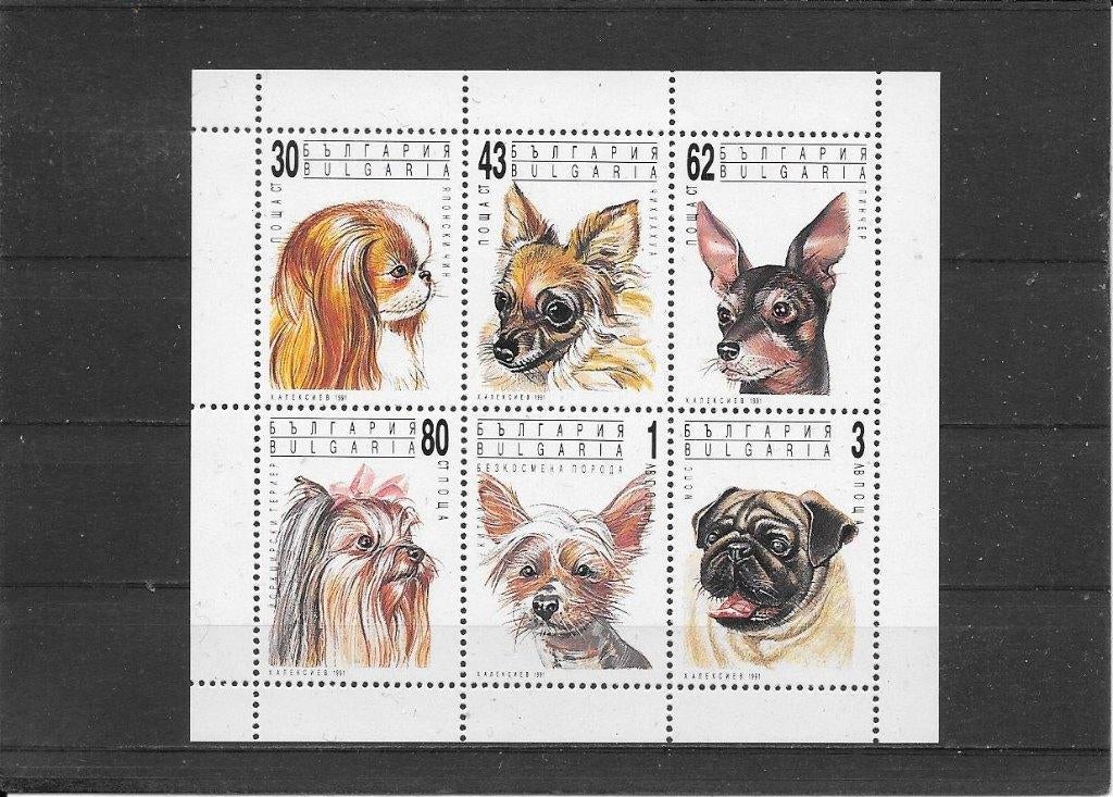 Bulgarije honden, Ophalen of Verzenden, Bulgarije, Postfris