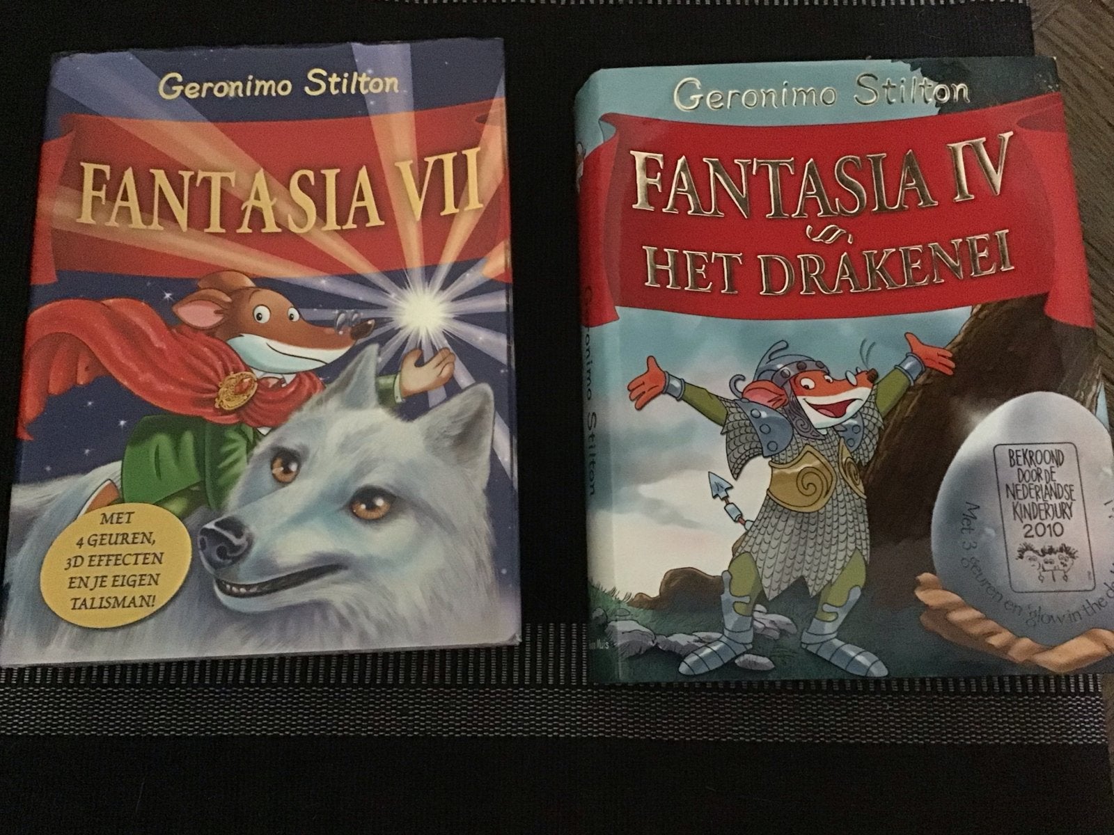Geronimo Stilton Fantasia IV & VII - Boeken, Ophalen of Verzenden, Zo goed als nieuw
