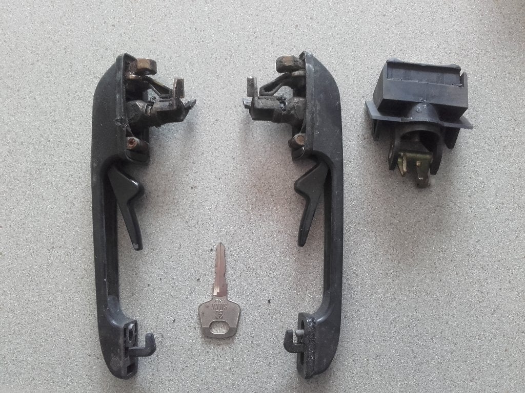 Golf 2 deurhendels met 1 sleutel., Gebruikt, Ophalen of Verzenden, Achter, Volkswagen