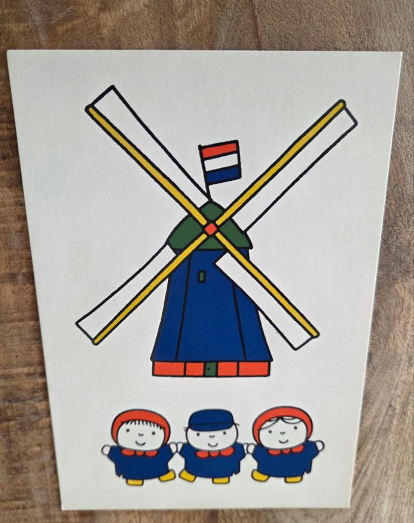 Boer en boerinnetjes voor molen - Dick Bruna, Verzenden, 1980 tot heden, Ongelopen, Kinderen