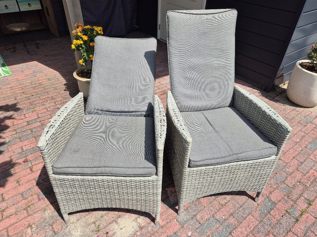 Terras stoel, Tuin en Terras, Tuinstoelen, Ophalen, Gebruikt, Textileen, Verstelbaar