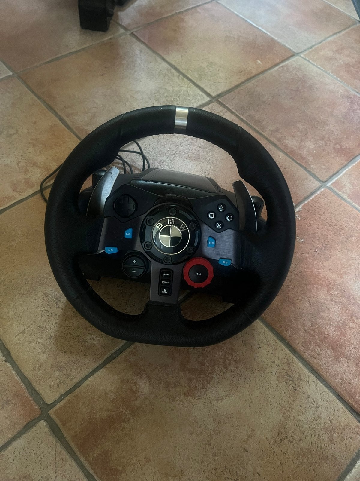 Logitech G29 Racestuur met Shifter en Pedalen, Racestuur, Gebruikt, Force feedback, Logitech