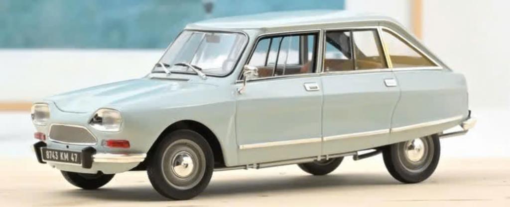 Citroen Ami 8 Club 1969 licht blauw 1/18 lim.ed NOREV 181669, Hobby en Vrije tijd, Modelauto's | 1:18, Verzenden, Nieuw, Auto