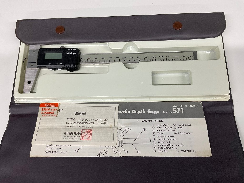 Mitutoyo Digimatic, Verzenden, Gebruikt, Overige meters