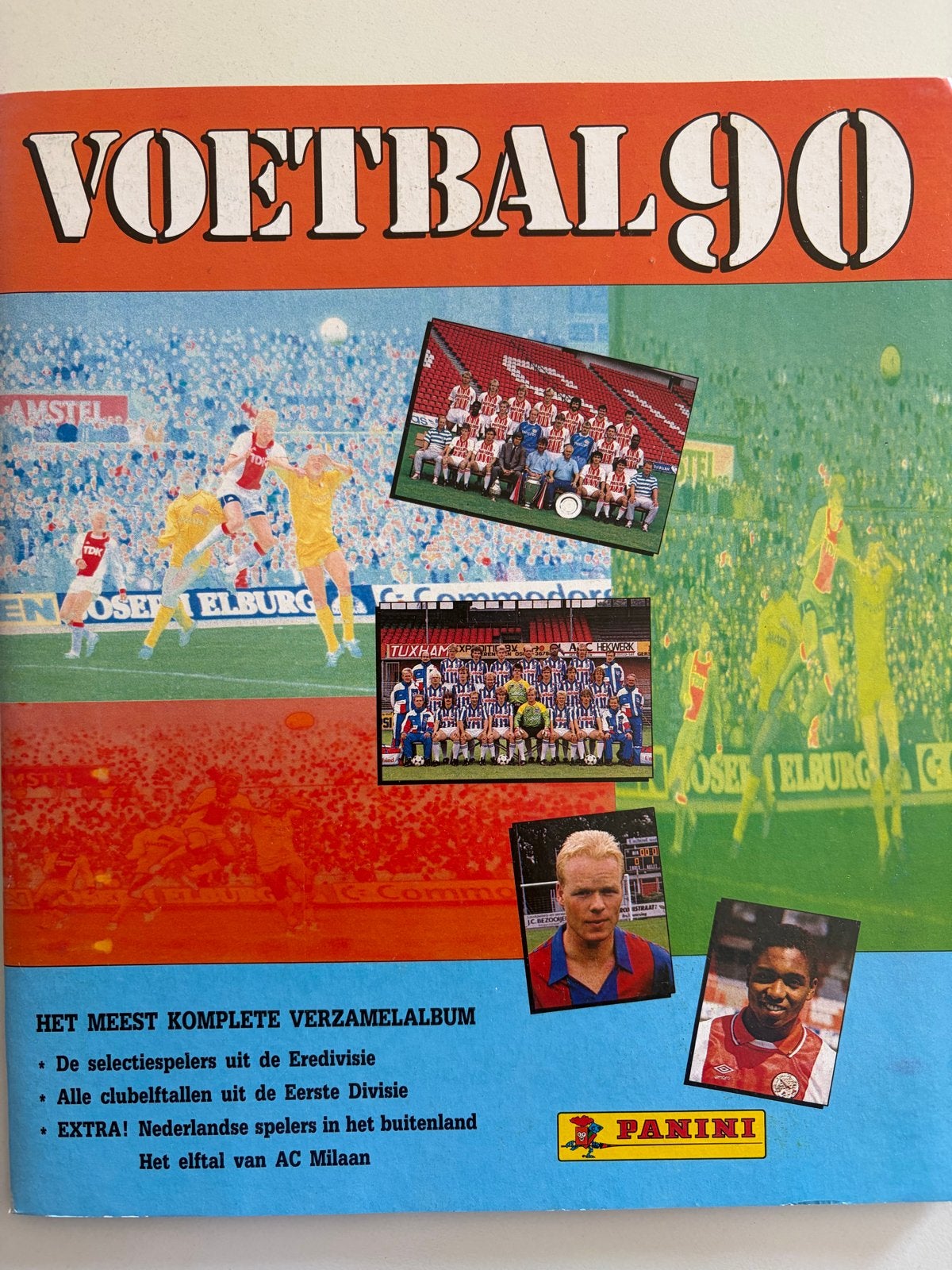 Panini Voetbal 90 Verzamelalbum - Compleet, Ophalen of Verzenden, Gebruikt, Overige binnenlandse clubs, Boek of Tijdschrift
