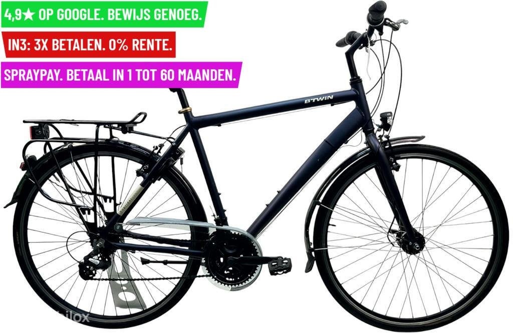 Herenfiets B'Twin 28"/56cm/21ver - Garantie/Levering, Fietsen en Brommers, Fietsen | Heren | Herenfietsen, Overige merken, Gebruikt