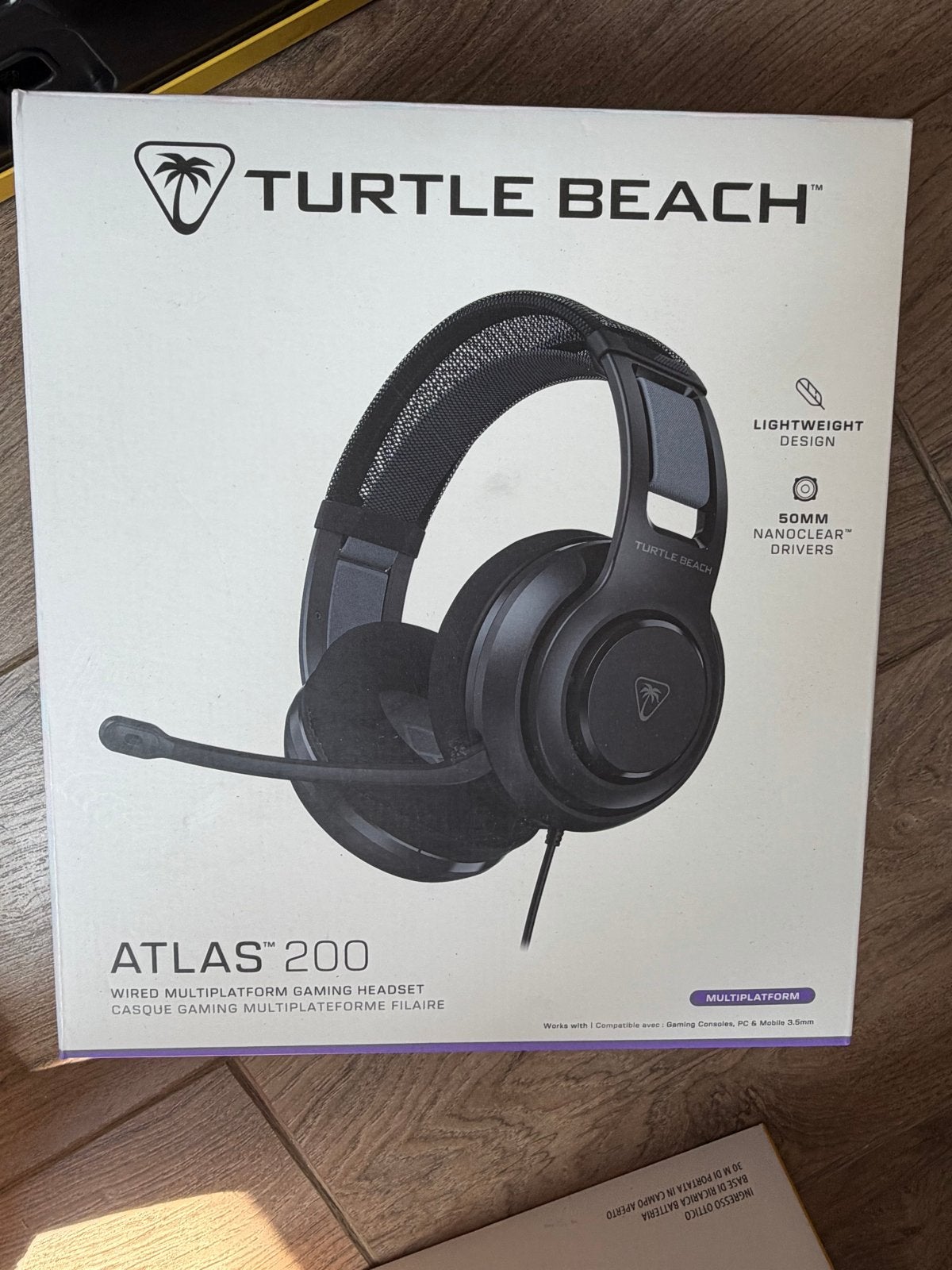 Turtle Beach Atlas 200 Gaming Headset - Nieuw geopende verpa, Us, Nieuw, Ophalen of Verzenden, Info@macbas.nl