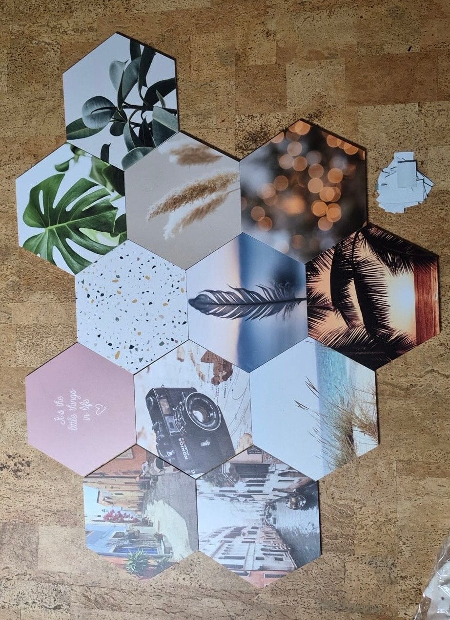 Decoratieve Hexagon Wandtegels - Diverse Prints, Ophalen, Gebruikt, Meerkleurig, Kunststof