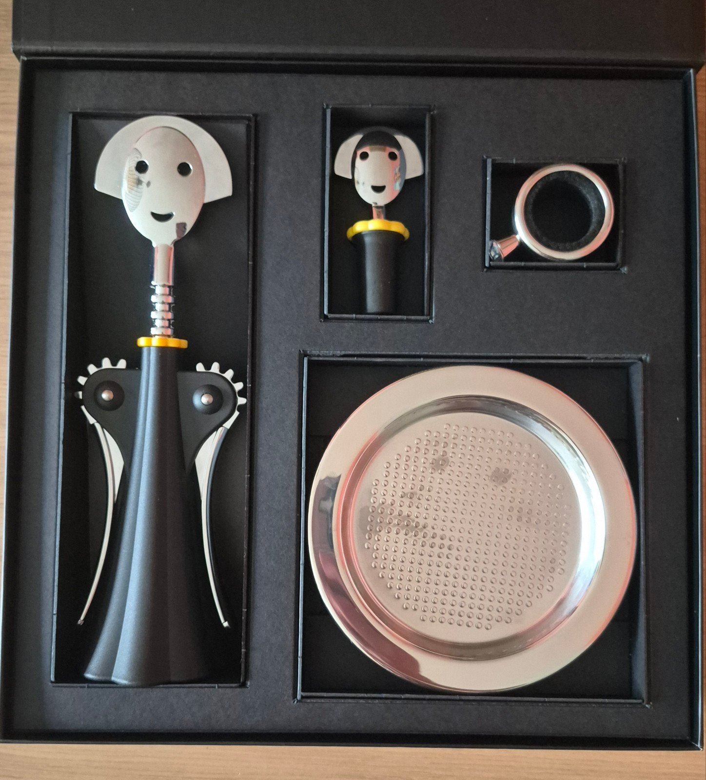 Alessi & Wine Geschenkpakket, Overige typen, Nieuw, Ophalen of Verzenden, Zwart